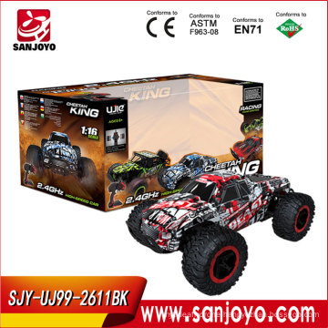 New SJY-UJ99-2611BK 2.4GHz universal rc car remote control high speed scale model car plastic toy car Christmas wholesales